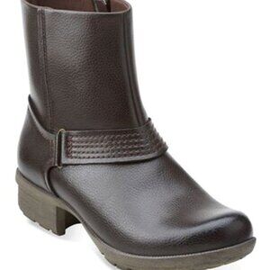 Clarks Brown Riddle Wonder‎ Platform Boots